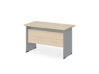 BRL RB002-100х85 Стол прямой с вогнутой столешницей 850 мм 1000х850х740 Акация/Серый вулкан-кий