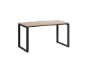 Стол прямой на O-образных опорах 1200x800x750 RM002-12x8 Дуб Маувелла/Черный