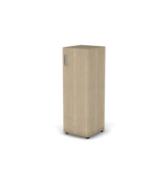Шкаф узкий, RE117 З/С ХДФ 39,9x42x120 см Акация светлый/Акация светлый, Серия Еврова | Europe