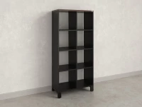 Стеллаж, 8 ячеек 750х370х1620 RM139-75x37 Дуб Апрельский шоколад/Черный