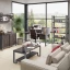 Cтол для переговоров, на V-обазном каркасе 2200x1200x750 RM082-220x120 Дуб Апрельский шоколад/Серый