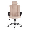 Кресло OXFORD хром Бежевый/Бежевый, Флок (арт. 21164)