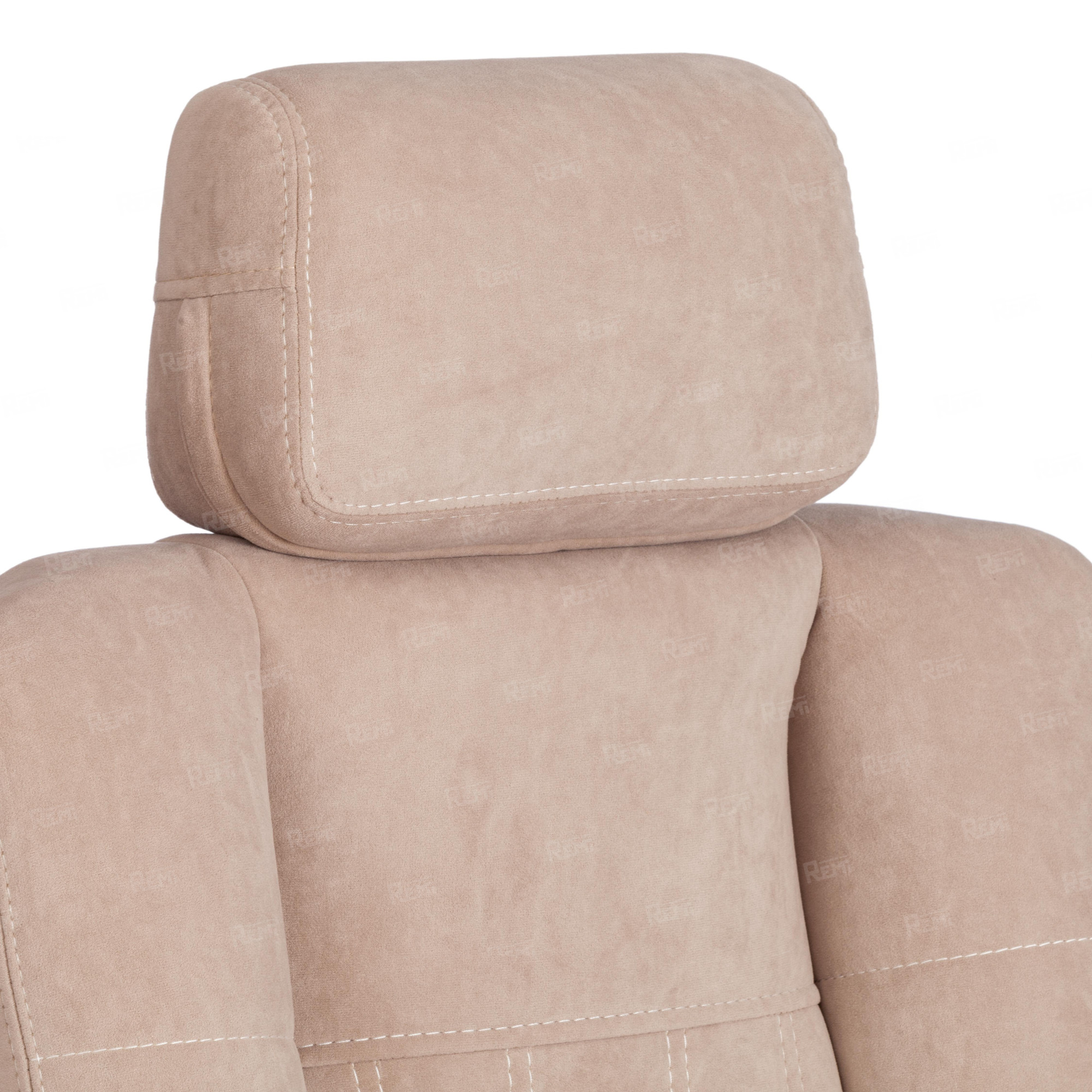 Кресло OXFORD хром Бежевый/Бежевый, Флок (арт. 21164)