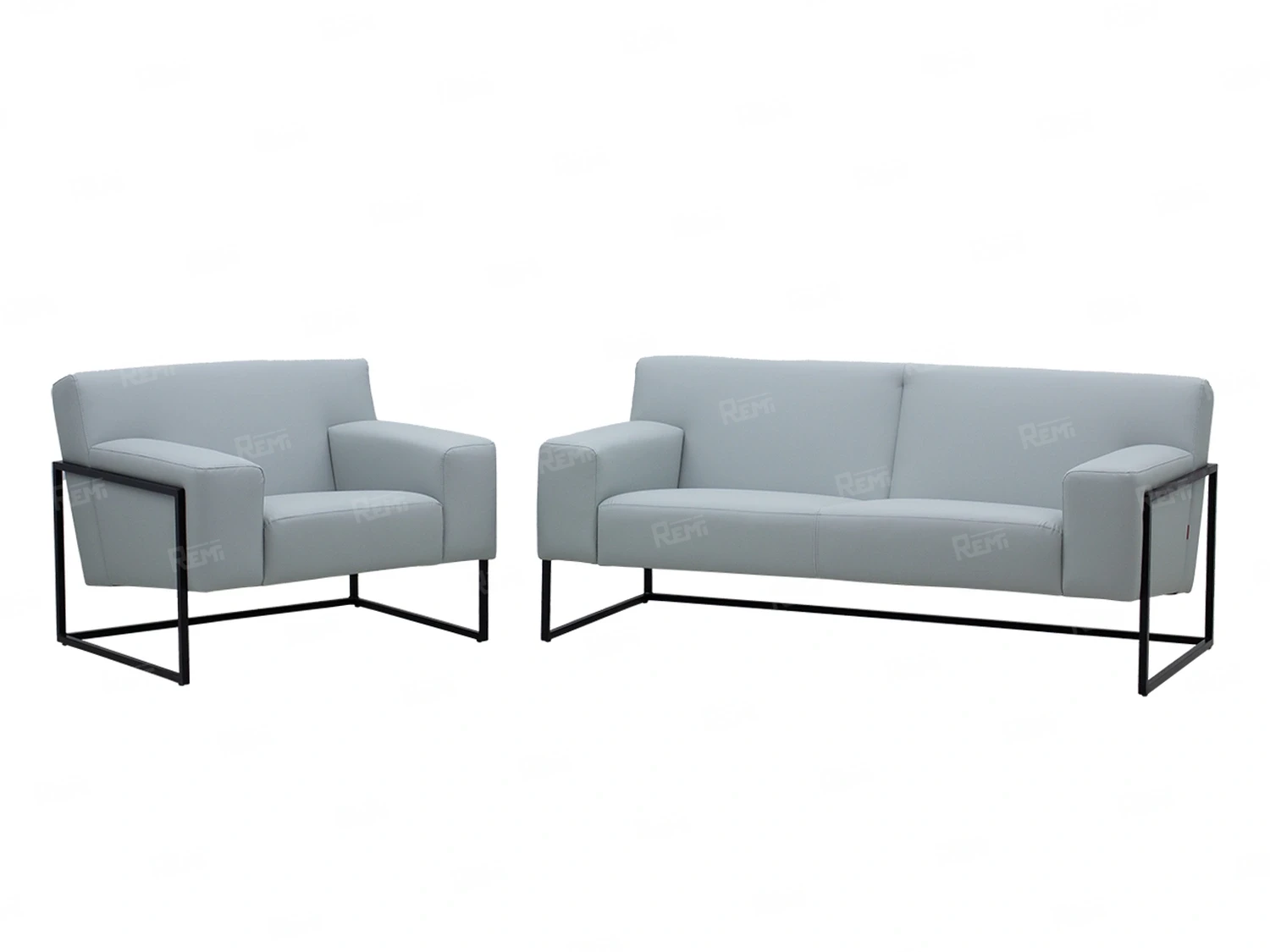 Диван Феро на 2 места цвет Серый