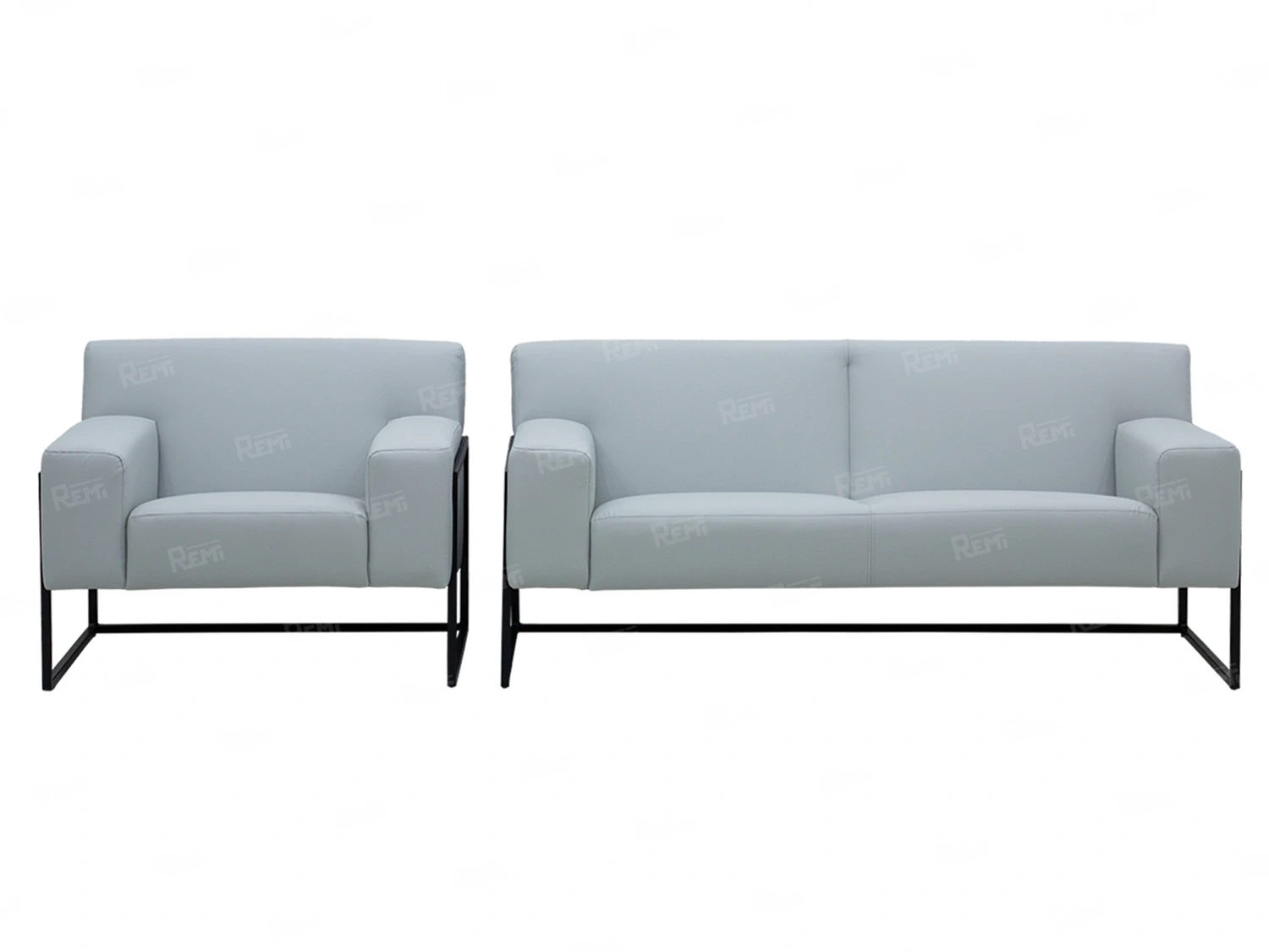 Диван Феро на 2 места цвет Серый