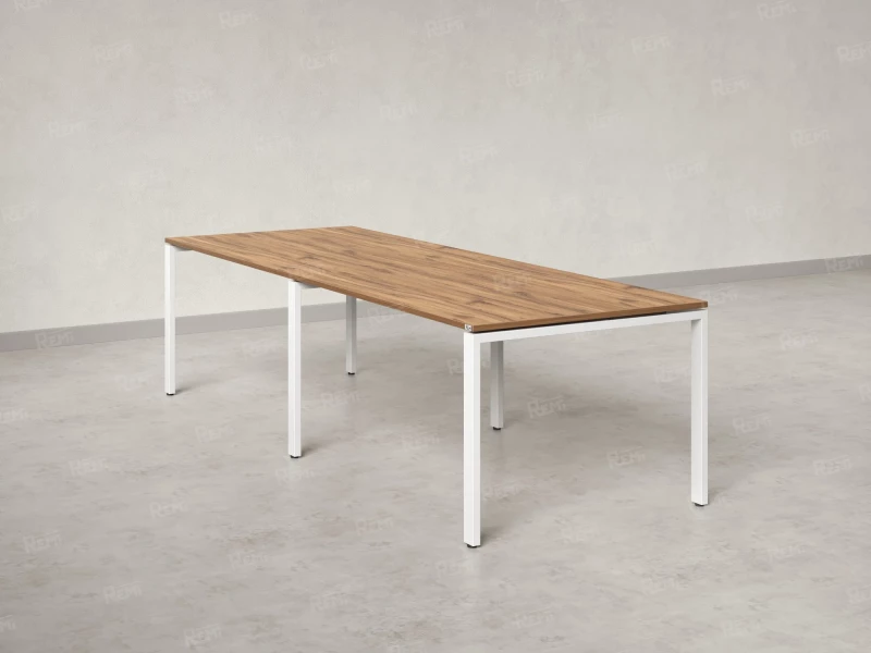 Cтол для переговоров, на П-образном каркасе 2200x1450x750 RM080-220x145 Юстус/Белый