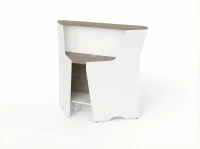 BRL RB080-99х99 Модуль угловой, высокий 994х994х1175 Шорвуд/Белый