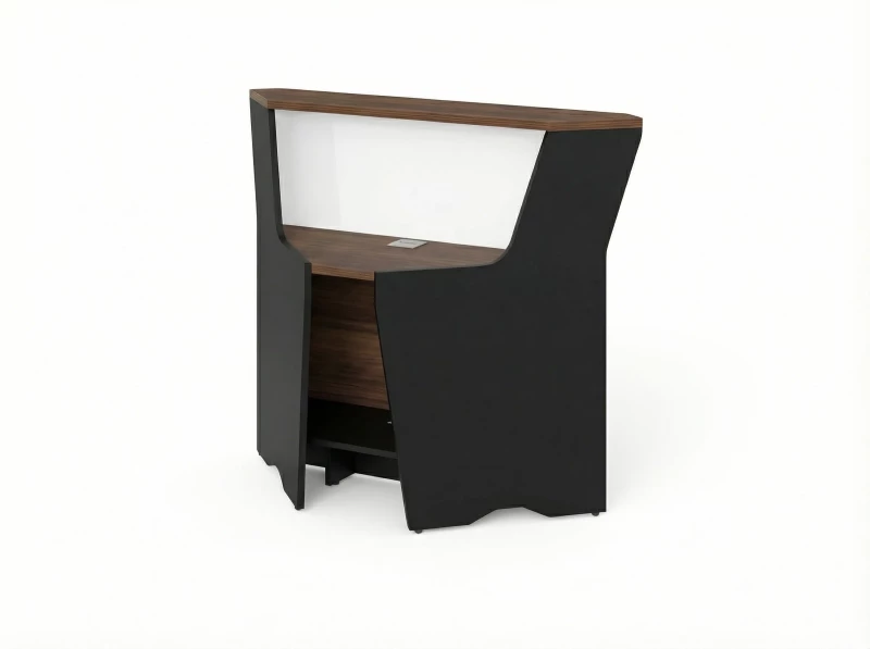 BRL RB080-99х99 Модуль угловой, высокий 994х994х1175 Орех Вармия/Черный