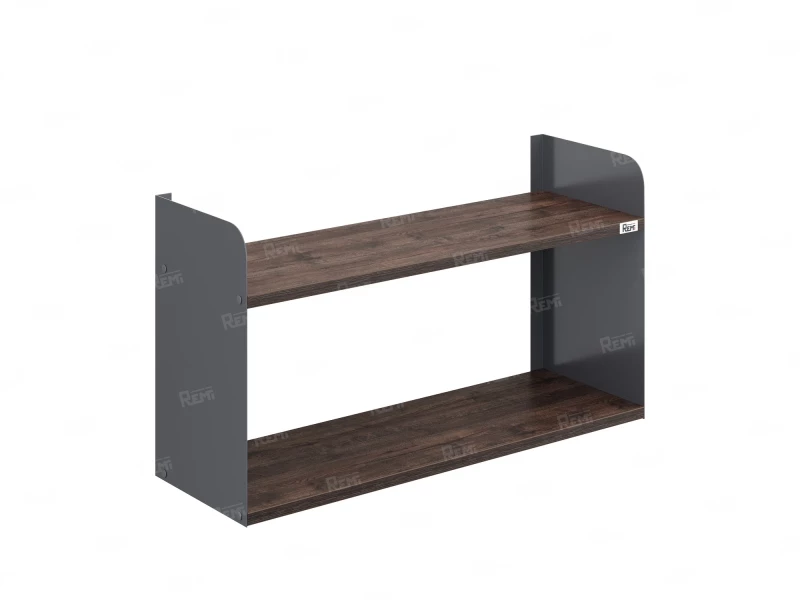 Полка настенная 900x200x500 RM190-90x20 Дуб Апрельский шоколад/Серый