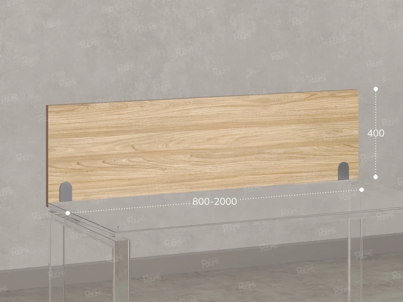 Экран-перегородка ЛДСП 800x16x400 RM206-80x40 Вяз Швейцарский