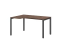 Стол угловой, П-опора, левый 1600x600/900x750, RM053-16x6-9 Дуб Апрельский шоколад/Серый