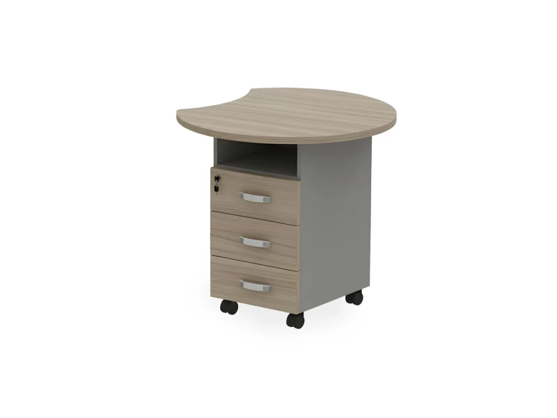 BRL RB088-77х86R Тумба приставная правая 770х860х740 Шорвуд/Серый вулканический