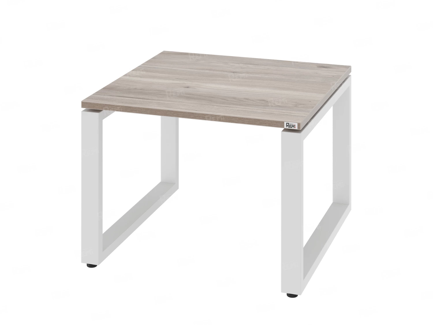 Журнальный стол с полкой 600x800x550 RM182-6x8 Дуб Маувелла/Белый