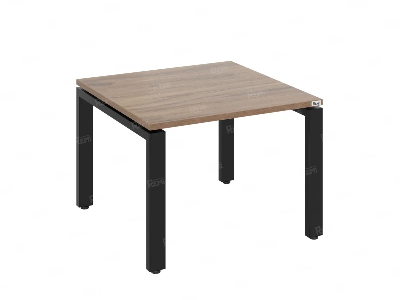 Журнальный стол с полкой 800x600x550 RM183-8x6 Дуб Юстус/Черный