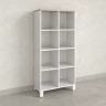 Стеллаж, 8 ячеек 750х370х1620 RM139-75x37 Дуб Маувелла/Белый