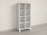 Стеллаж, 8 ячеек 750х370х1620 RM139-75x37 Дуб Маувелла/Белый