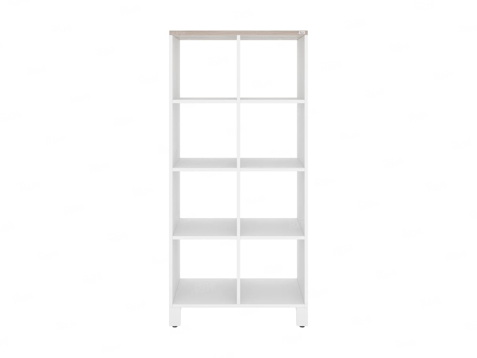 Стеллаж, 8 ячеек 750х370х1620 RM139-75x37 Дуб Маувелла/Белый