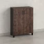 Шкаф распашной, 3 уровня 900x420x1200 RM149-90x42 Дуб Апрельский шоколад/Черный