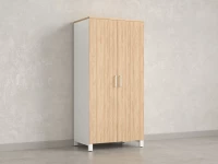 Гардероб, штанга, 1 полка 900x600x1900 RM158-90x60 Вяз Швейцарский светлый/Белый