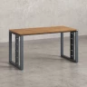 Стол прямой на О-образных опорах 1200x800x750 RM040-12x8 Юстус/Серый