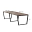 Cтол для переговоров, на V-обазном каркасе 2200x1200x750 RM082-220x120 Дуб Апрельский шоколад/Черный