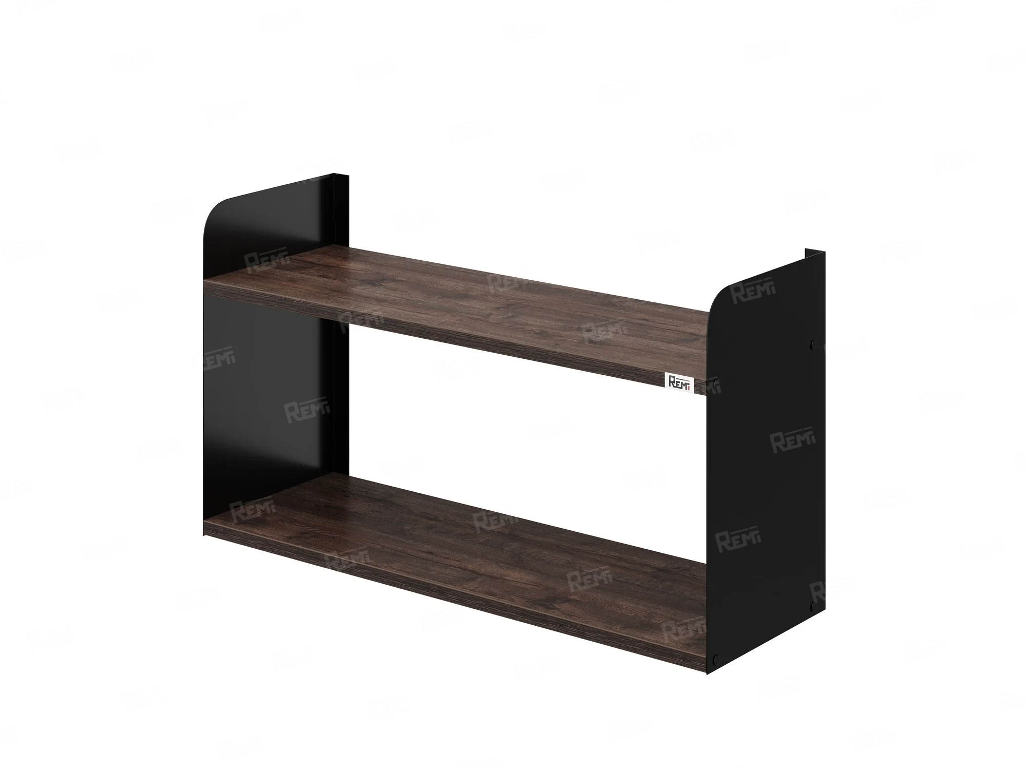 Полка настенная 900x200x500 RM190-90x20 Дуб Апрельский шоколад/Черный