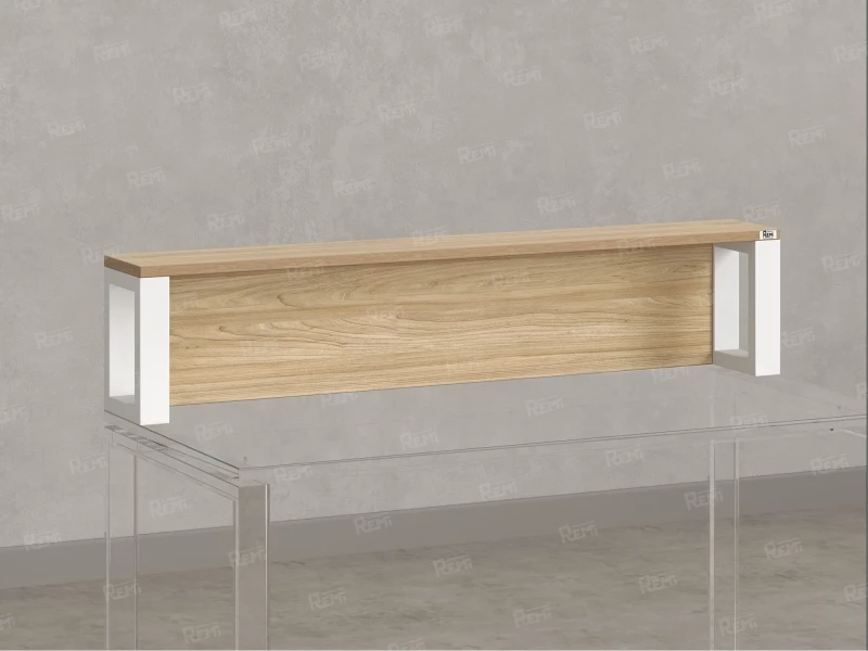 Надстройка для стола 1200x200x300 RM208-120x40 Вяз Швейцарский Светлый/Белый