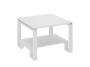 Журнальный стол с полкой 800x700x550 RM181-8x7 Белый/Белый