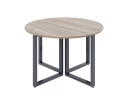 Круглый стол на О-образных опорах 1500x1500x750 RM187-15x15 Дуб Маувелла/Серый