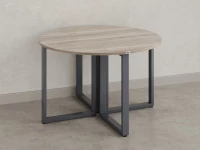 Круглый стол на О-образных опорах 1500x1500x750 RM187-15x15 Дуб Маувелла/Серый