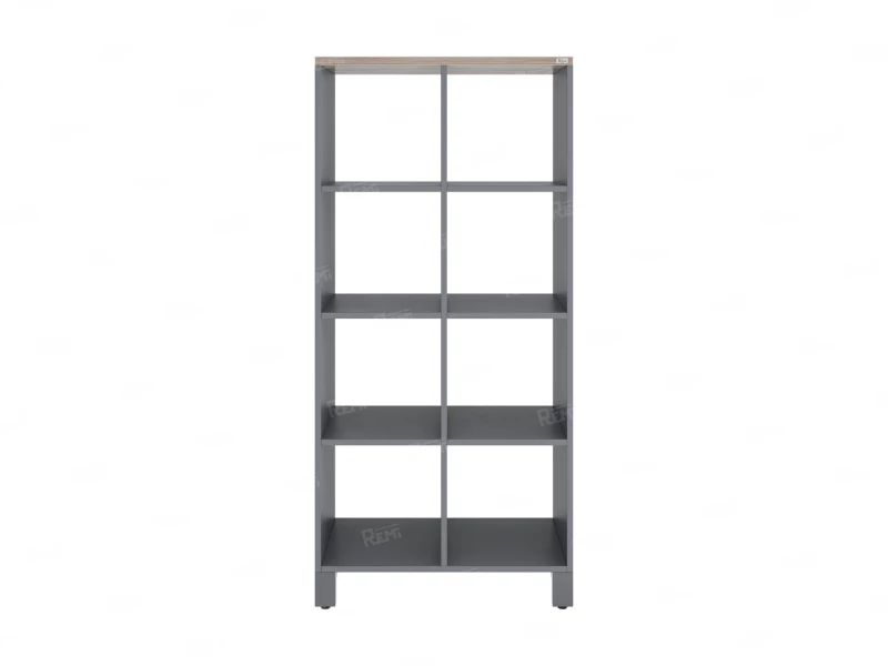 Стеллаж, 8 ячеек 750х370х1620 RM139-75x37 Дуб Маувелла/Серый