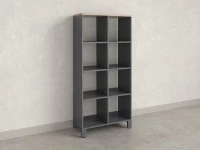 Стеллаж, 8 ячеек 750х370х1620 RM139-75x37 Дуб Маувелла/Серый