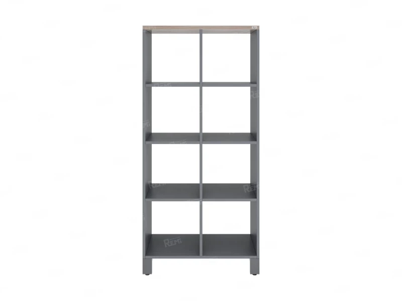 Стеллаж, 8 ячеек 750х370х1620 RM139-75x37 Дуб Маувелла/Серый