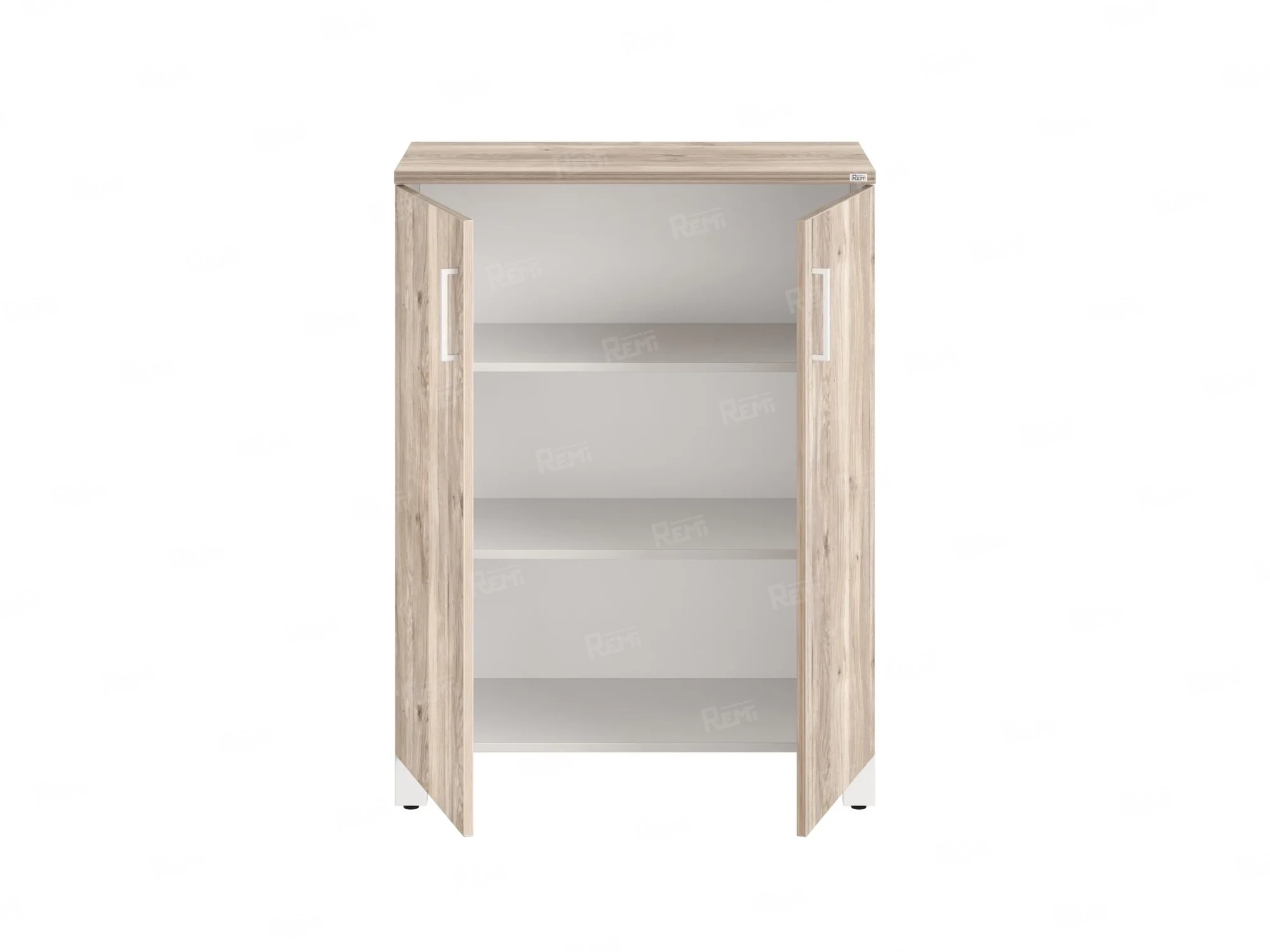 Шкаф распашной, 3 уровня 900x420x1200 RM149-90x42 Дуб Маувелла/Белый