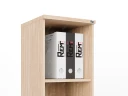 Узкий стеллаж RLG026 350х350х1830 Дуб Сонома, Серия ЛАЙТ | LIGHT
