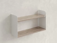 Полка настенная 900x200x500 RM190-90x20 Дуб Маувелла/Белый