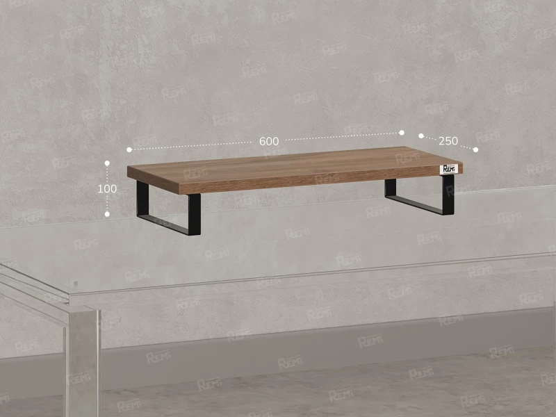 Подставка под монитор 600x250x100 RM209-60x40 Юстус/Черный
