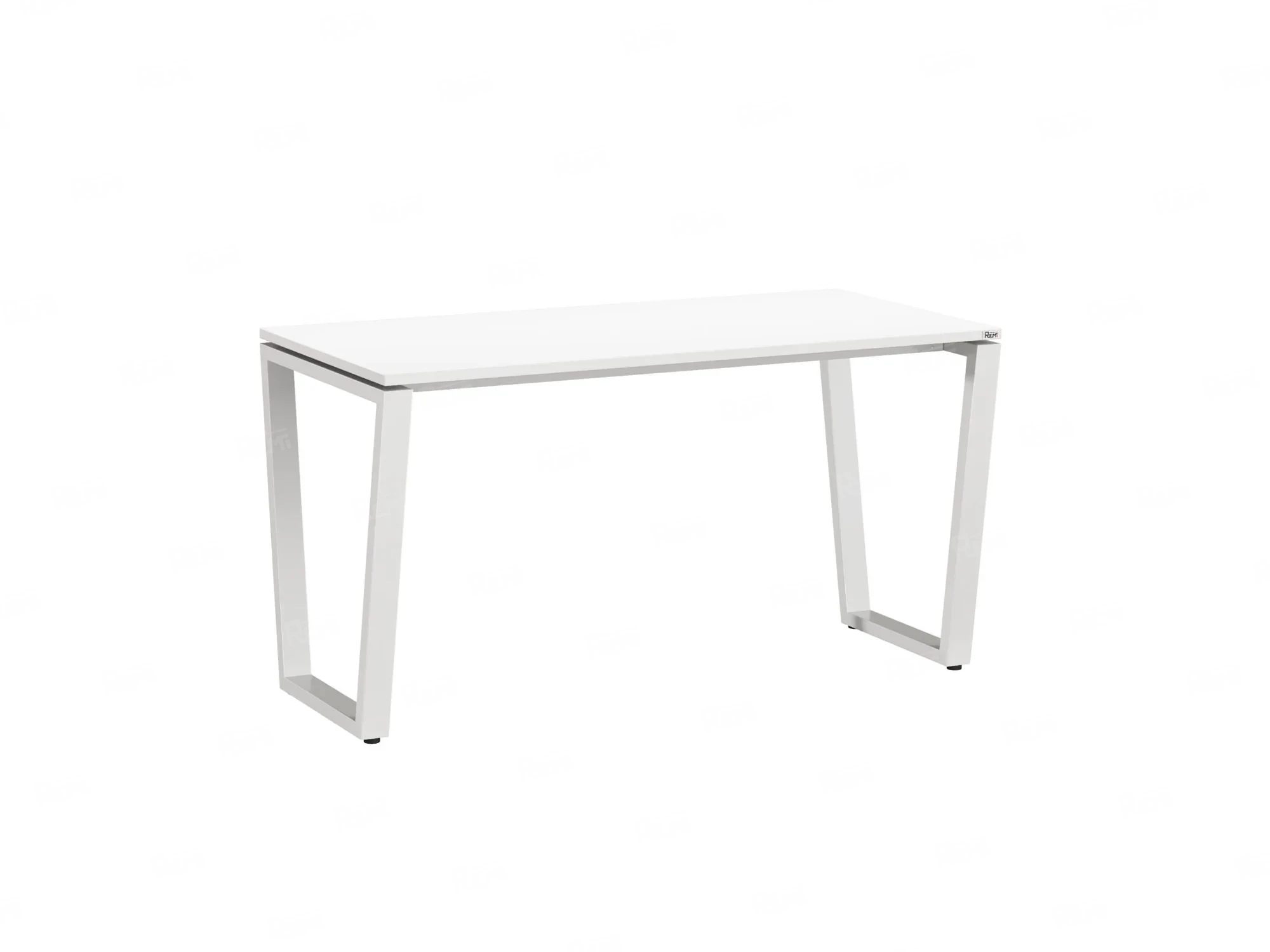 Стол прямой на U-образных опорах 1200x800x750 RM003-12x8 Белый/Белый