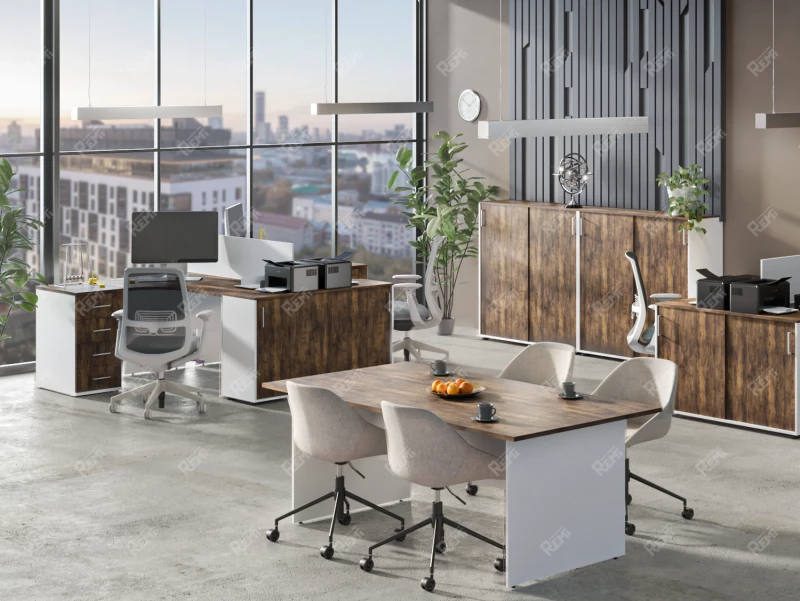 Стол квадратный 800x800x750 RTD030 Таксония шоколадная/Белый