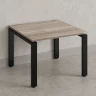 Журнальный стол с полкой 1100x700x550 RM183-11x7 Дуб Маувелла/Черный
