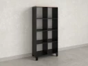 Стеллаж, 8 ячеек 750х370х1620 RM139-75x37 Дуб Маувелла/Черный
