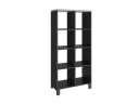 Стеллаж, 8 ячеек 750х370х1620 RM139-75x37 Дуб Маувелла/Черный