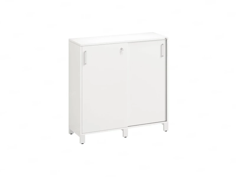 Шкаф-купе низкий, 3 полки 1200x420x1200 RM128-120x42 Белый/Белый