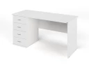 Однотумбовый стол RLG007 150x60x75 Белый, Серия ЛАЙТ | LIGHT