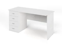Однотумбовый стол RLG007 150x60x75 Белый, Серия ЛАЙТ | LIGHT