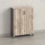 Шкаф распашной, 3 уровня 900x420x1200 RM149-90x42 Дуб Маувелла/Серый