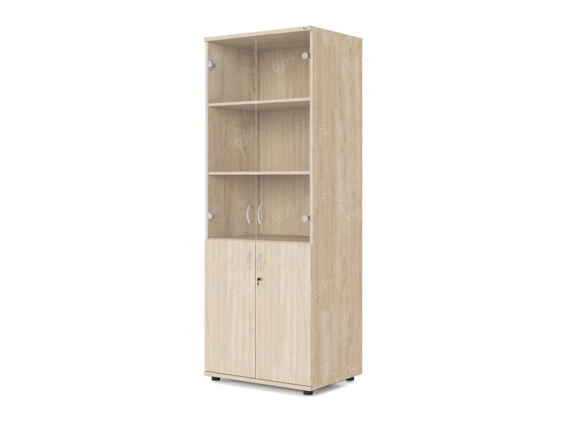 Шкаф комбинированный RLG039 700х550х1830 Дуб Сонома, Серия ЛАЙТ | LIGHT