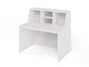Блок ресепшн RLG068 с полкой 100x90x125 Белый, Серия ЛАЙТ | LIGHT