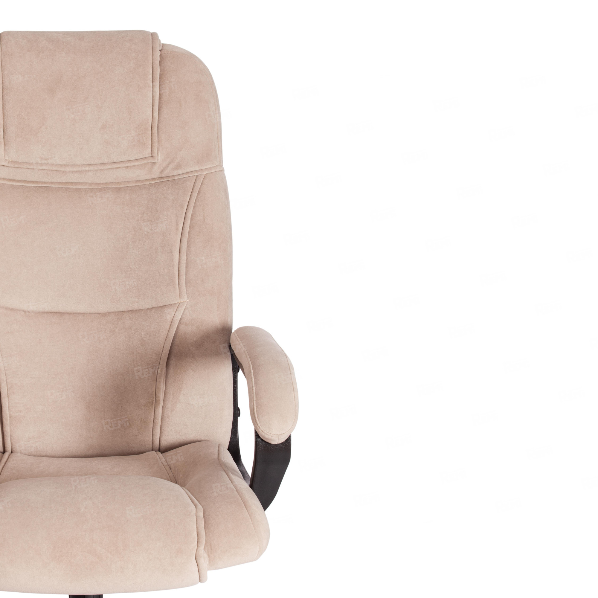 Кресло BERGAMO Бежевый/Бежевый, Флок (арт. 19359)