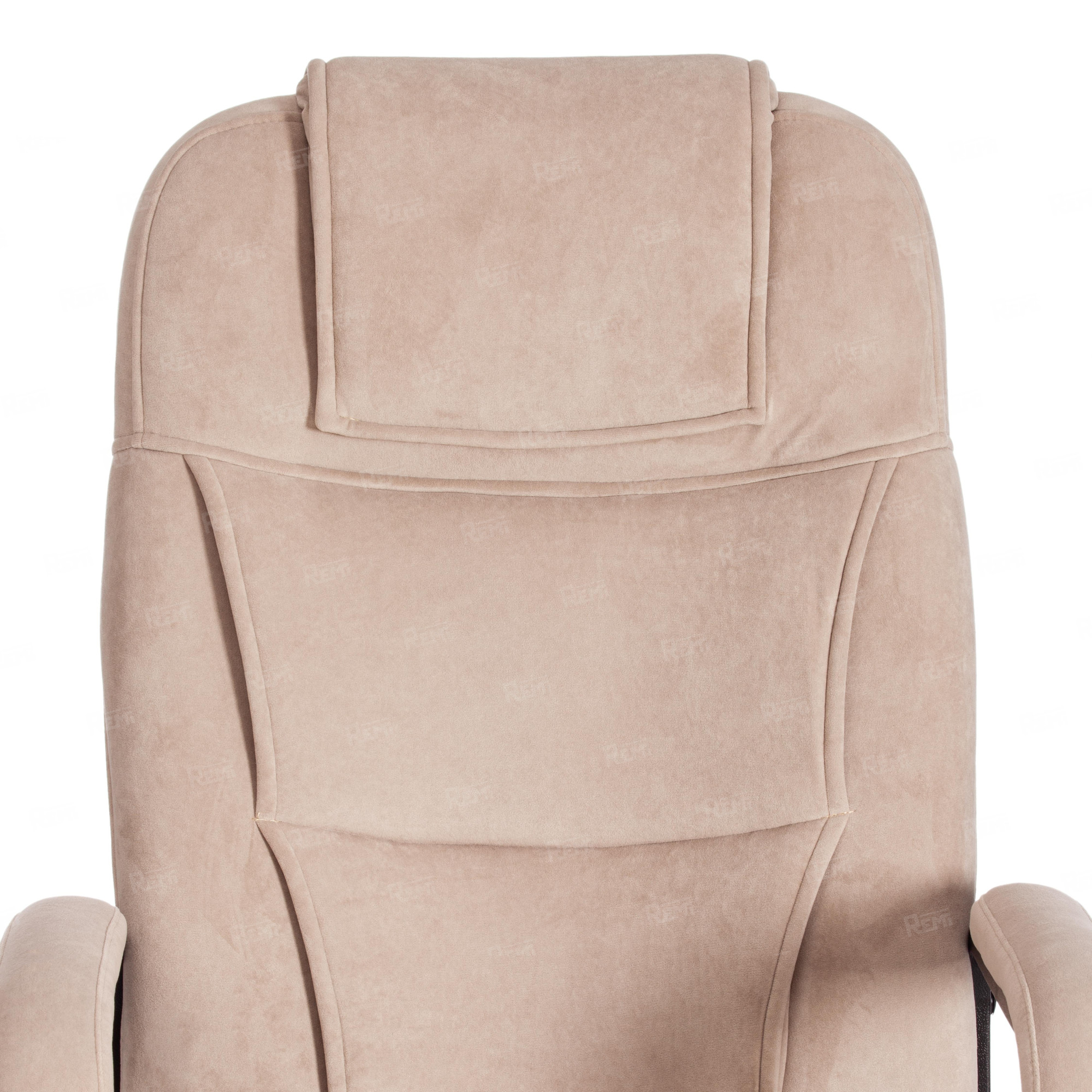 Кресло BERGAMO Бежевый/Бежевый, Флок (арт. 19359)